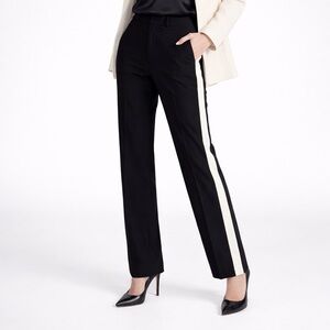 PT Torino Andrea Black Side Stripe Trousers – Size 40 (us 4)